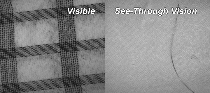 IR X-Ray Vision Cameras See Through Ink and Some Dyes and Pigments